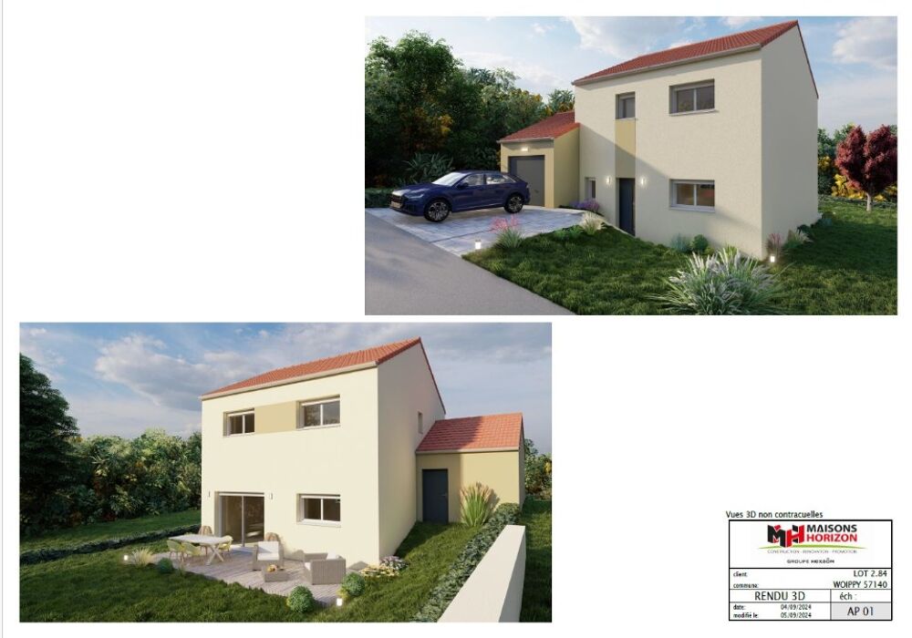 VENTE : maison F5 (100 m²) à Woippy Emplacement priv....