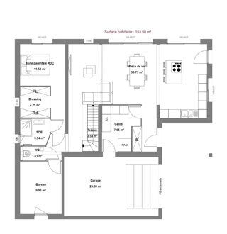  Maison 6 pièces 150 m² La croix-en-touraine