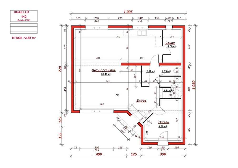 MAISON À CONSTRUIRE DE 140 M² IDÉALEMENT SITUÉE À MONTÉV....