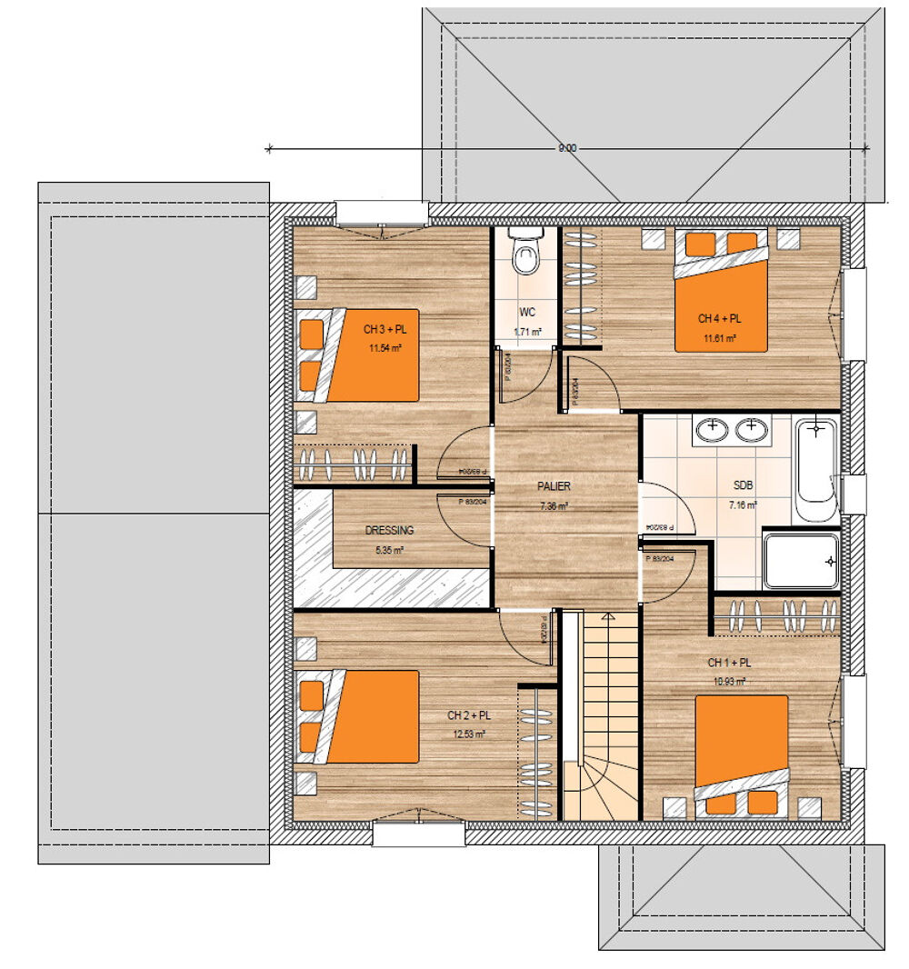 vente Maison - 6 pièce(s) - 156 m² Le Longeron (49710)