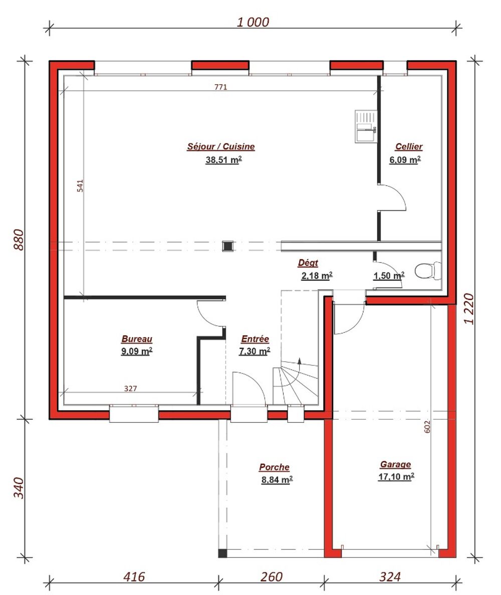 MAISON À CONSTRUIRE DE 115 M² À CHAMPS-SUR-MARNE AVEC 6 ....