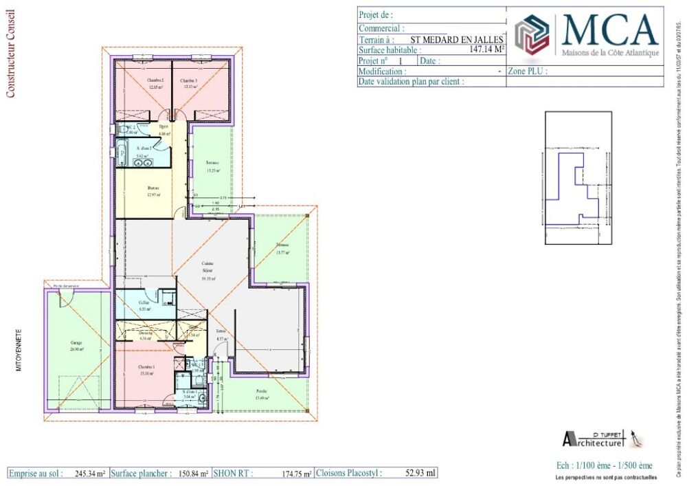 vente Maison - 5 pièce(s) - 147 m² Le Haillan (33185)