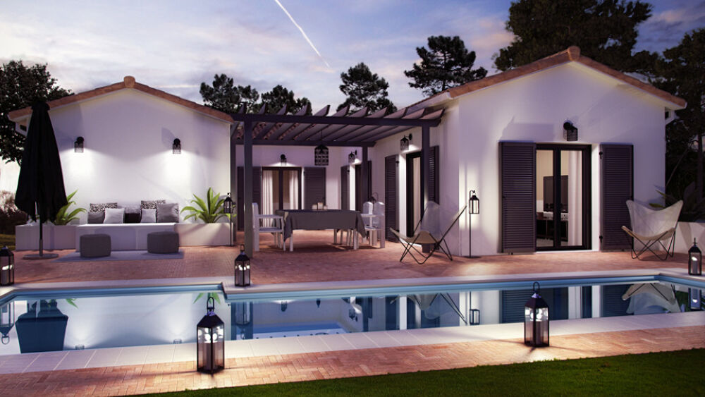 Sur un terrain constructible de 350 m² bien exposé à And....