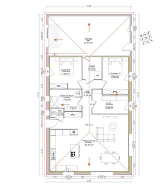  Maison à vendre 4 pièces 103 m²