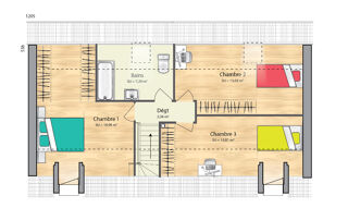  Maison 6 pices 105 m Cergy