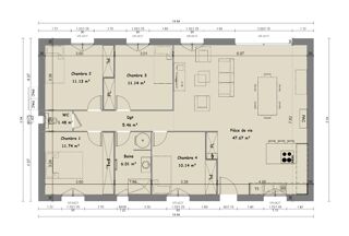  Maison � vendre 5 pi�ces 105 m�