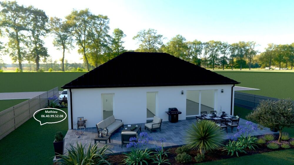 VENTE : maison F4 (93 m²) à Bertry IDÉALEMENT SITUÉE....