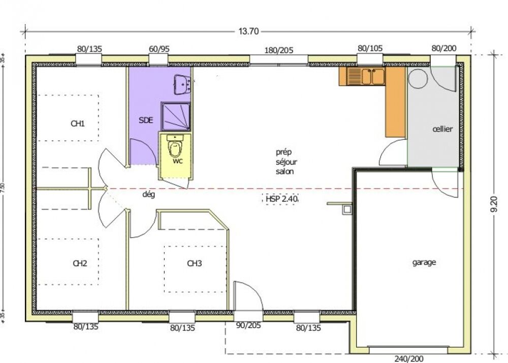 vente Maison - 4 pièce(s) - 58 m² Saint-Étienne-du-Bois (85670)