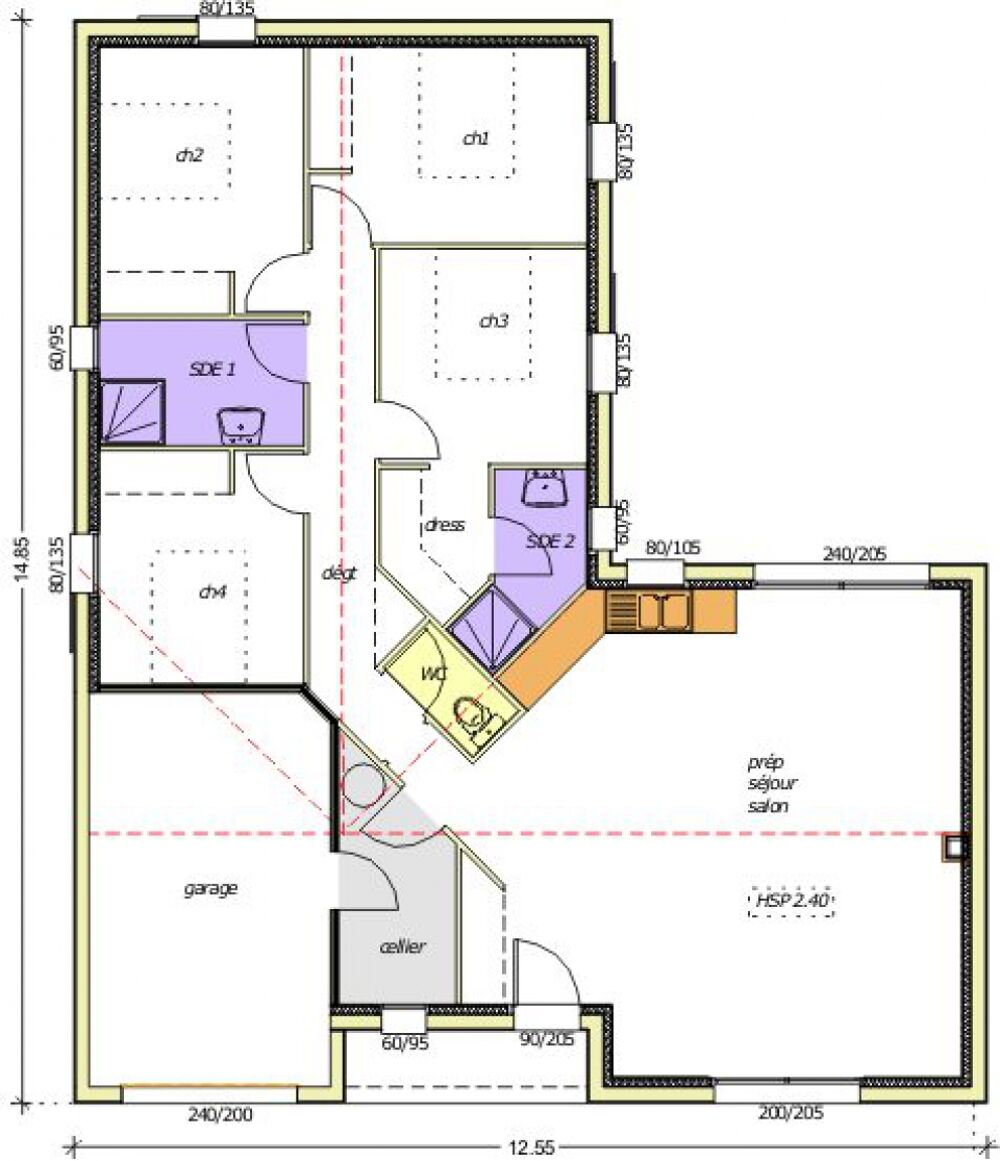 vente Maison - 5 pièce(s) - 90 m² Vairé (85150)