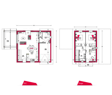 Maison à vendre 3 pièces 90 m²