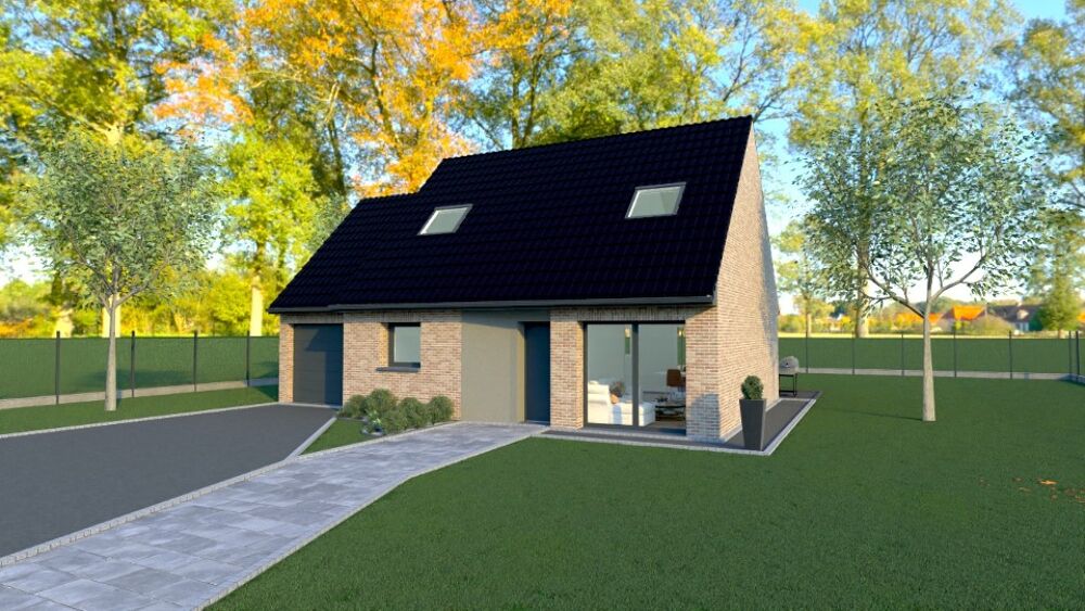MAISON À CONSTRUIRE 85 M² À MONS-EN-PÉVÈLE, 5 PIÈCES, PR....