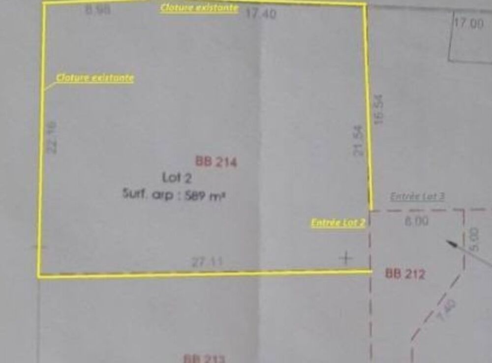 vente Terrain - 589 m² Guilherand-Granges (07500)