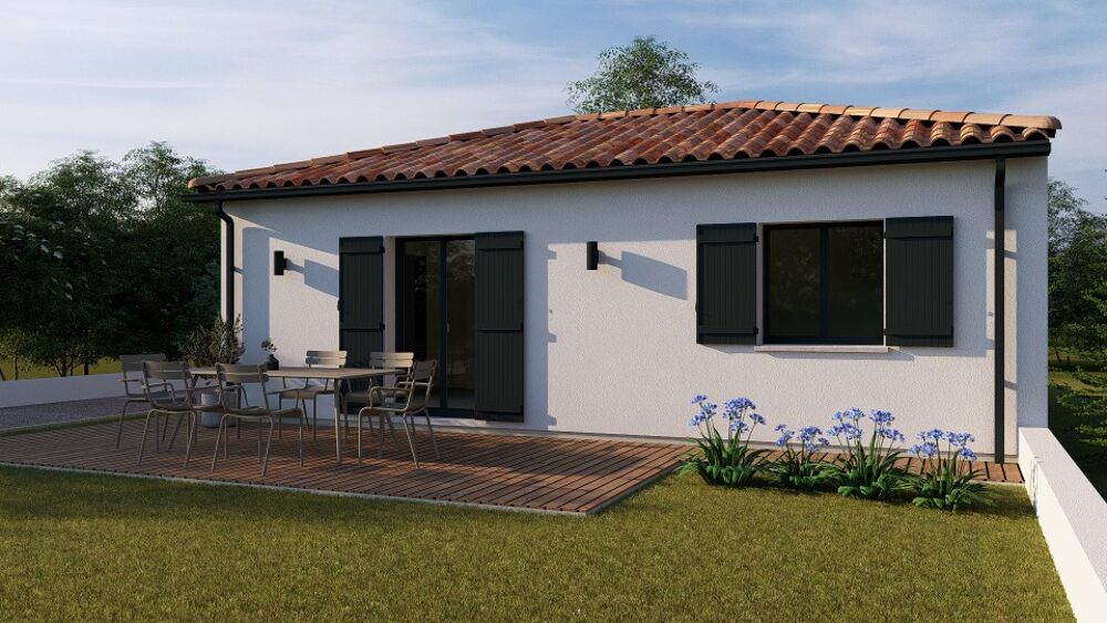 Sur un terrain constructible de 540 m² à Andernos-les-Ba....