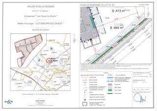 vente Terrain - 494 m² Mauzé-sur-le-Mignon (79210)