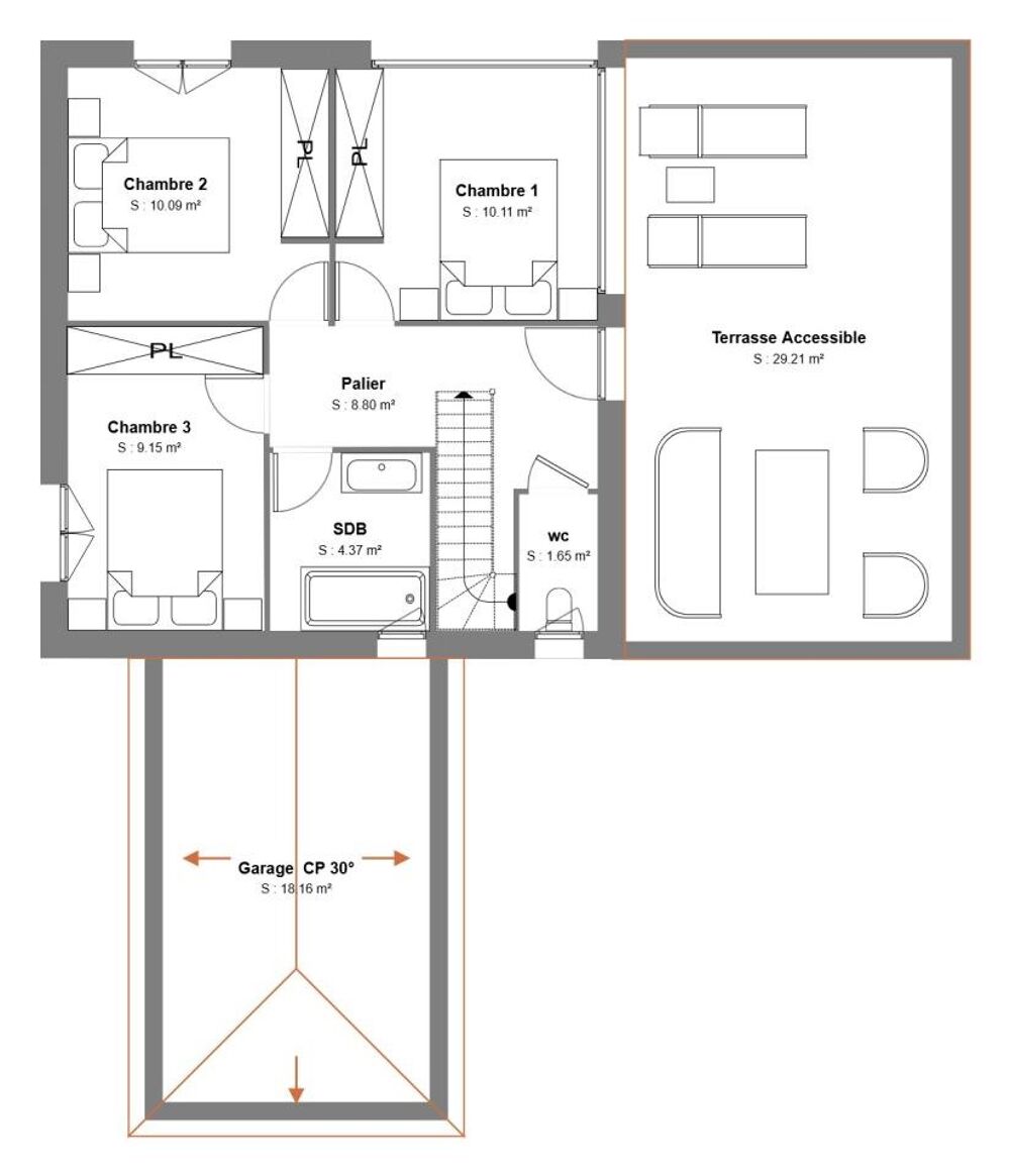 vente Maison - 5 pièce(s) - 130 m² Chouain (14250)