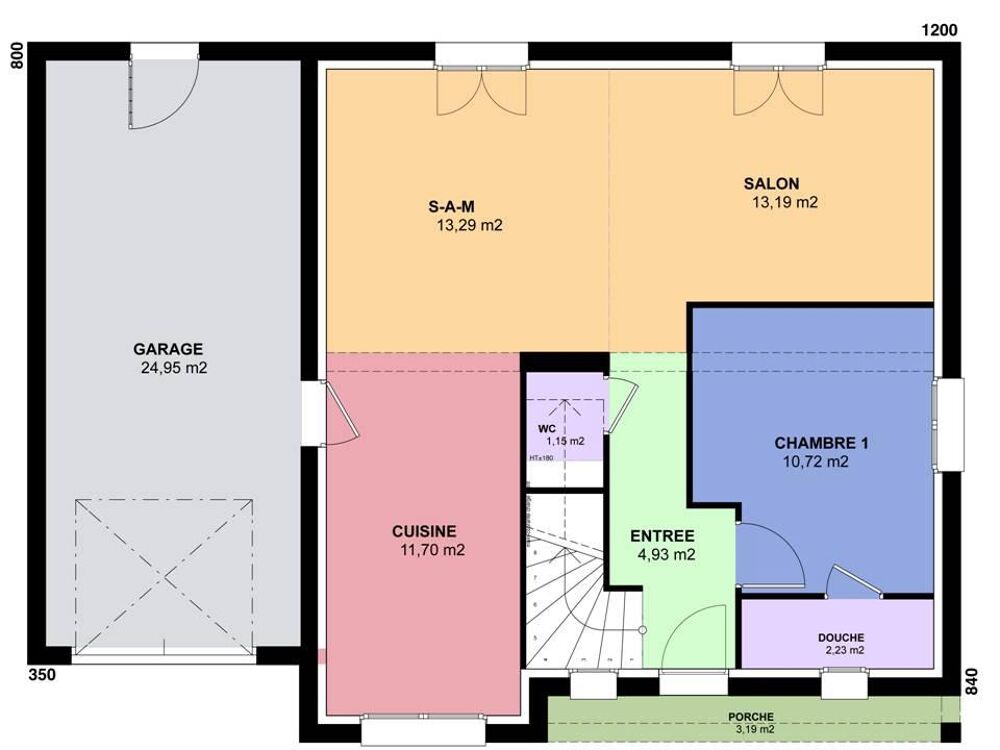VENTE d'une maison de 4 pièces (80 m²) à Pommérieux ....