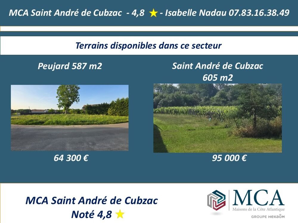 MAISON À CONSTRUIRE DE 85 M² À SAINT‑ANDRÉ‑D....