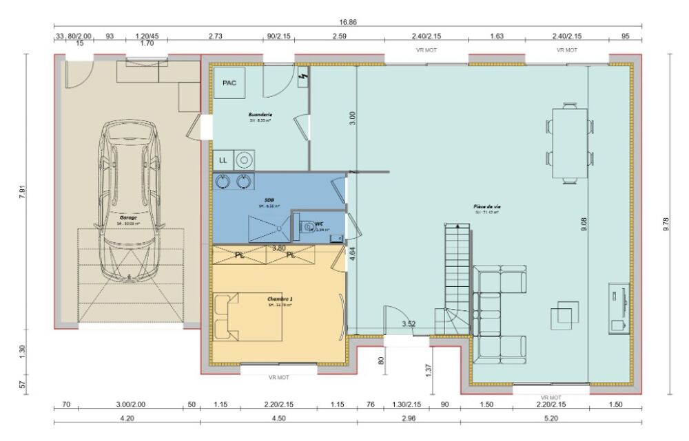 vente Maison - 6 pièce(s) - 170 m² Bussy-Saint-Martin (77600)