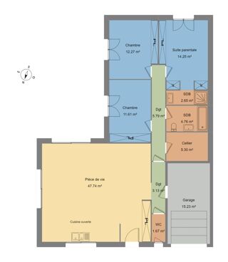  Maison à vendre 5 pièces 110 m²