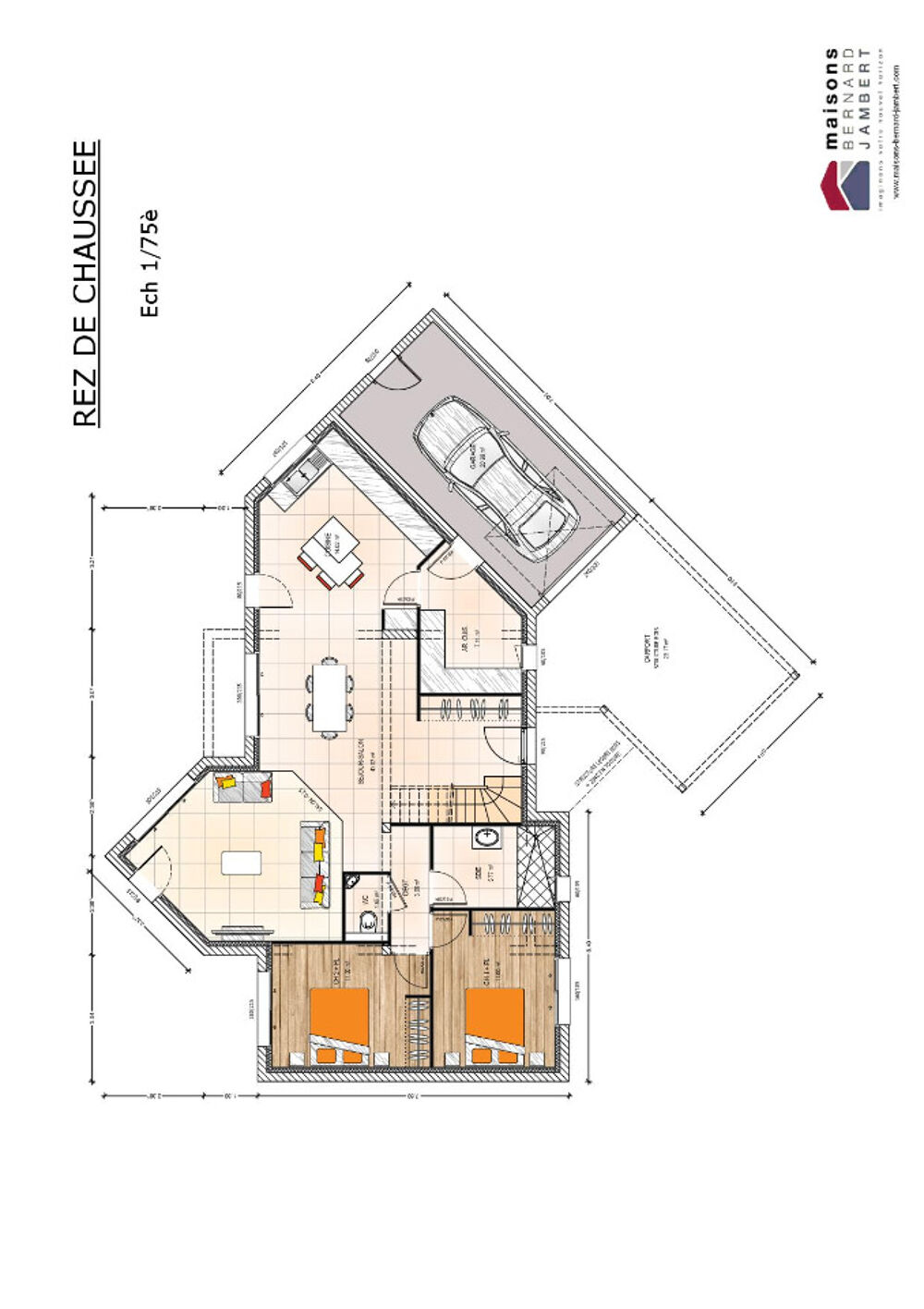 MAISON À CONSTRUIRE 5 PIÈCES D'UNE SURFACE DE 140 M² SUR....