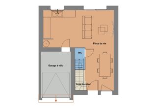  Maison 4 pi�ces 72 m� Tr�gueux