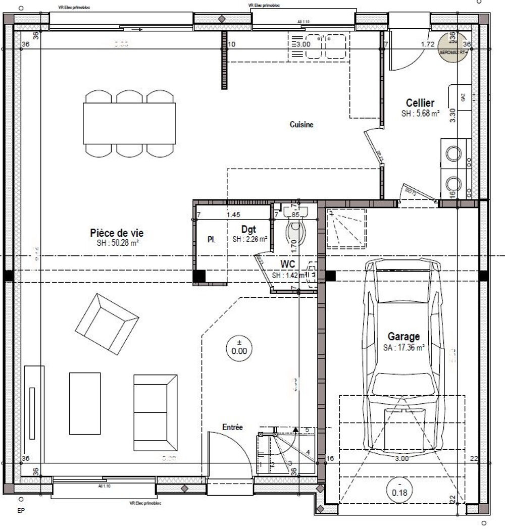 vente Maison - 4 pièce(s) - 125 m² Louplande (72210)