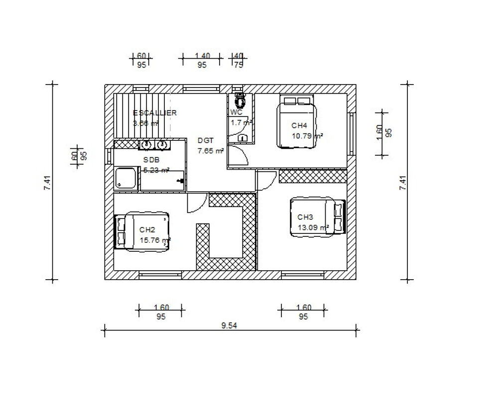 vente Maison - 5 pièce(s) - 160 m² Pins-Justaret (31860)