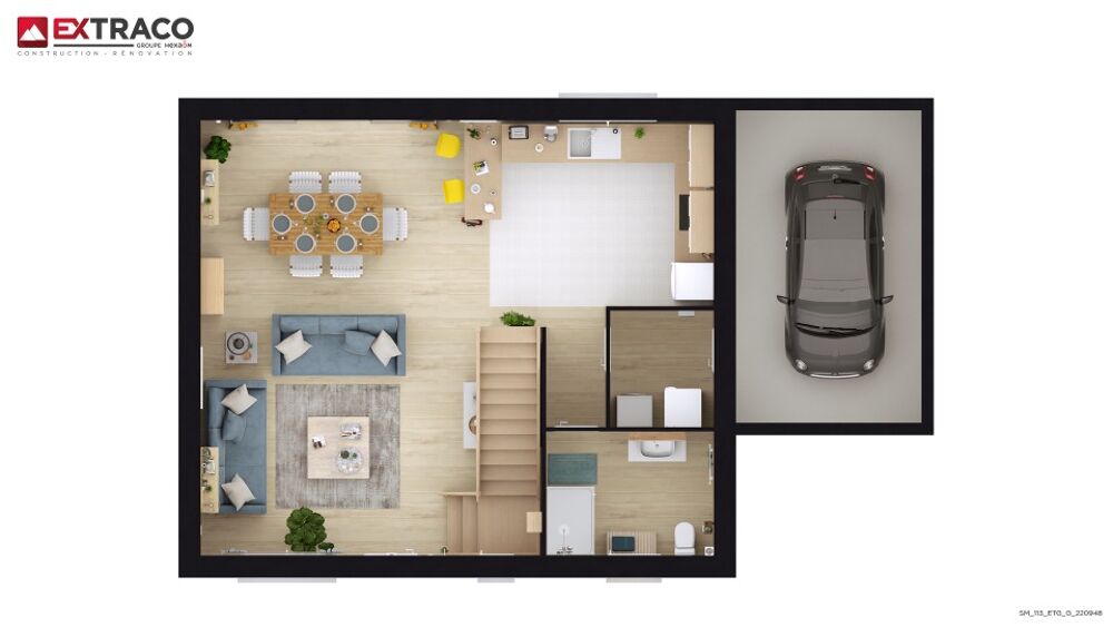vente Maison - 5 pièce(s) - 113 m² Sandouville (76430)