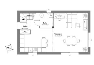  Maison à vendre 4 pièces 90 m²