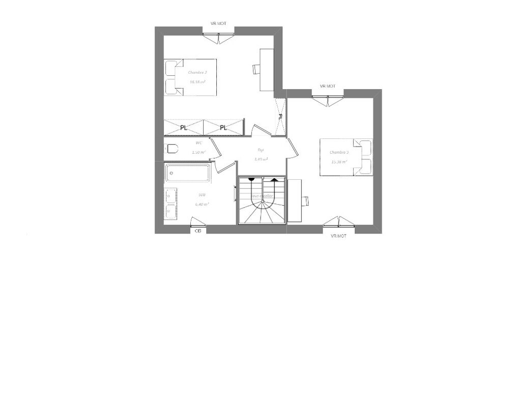 MAISON À CONSTRUIRE DE 110 M² PROCHE DE CHÂTEAUROUX, 4 P....