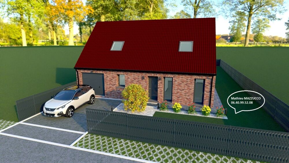 vente Maison - 5 pièce(s) - 100 m² Hamel (59151)