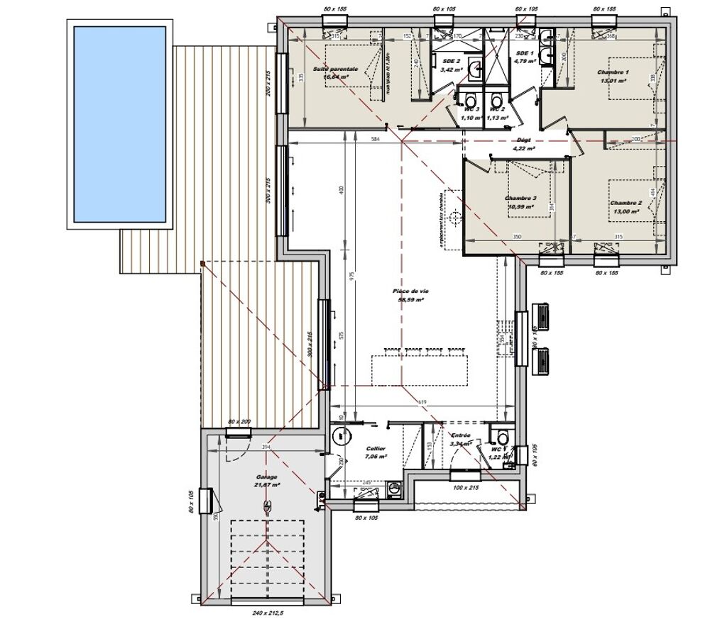 MAISON À CONSTRUIRE 5 PIÈCES 138 M² IDÉALEMENT SITUÉE À ....