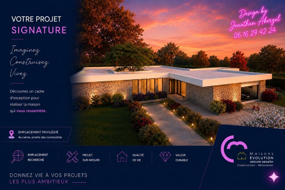 MAISON À CONSTRUIRE DE 90 M², ENTIEREMENT SUR MESURE, ID....