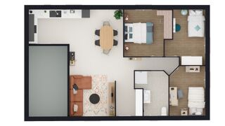  Maison 4 pi�ces 81 m� Molsheim