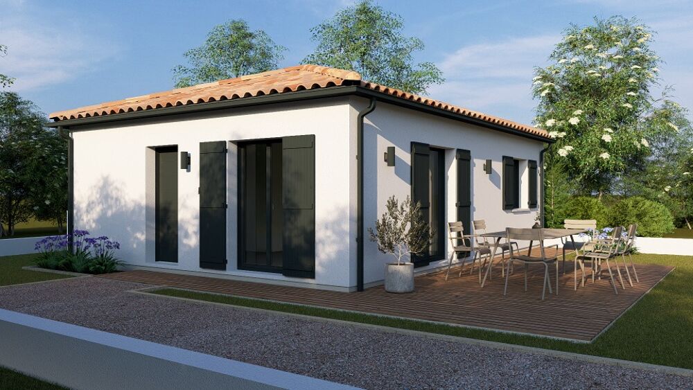 Sur un terrain constructible de 540 m² à Andernos-les-Ba....