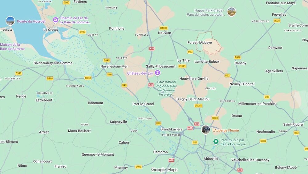 vente Terrain - 1000 m² Forest-l'Abbaye (80150)