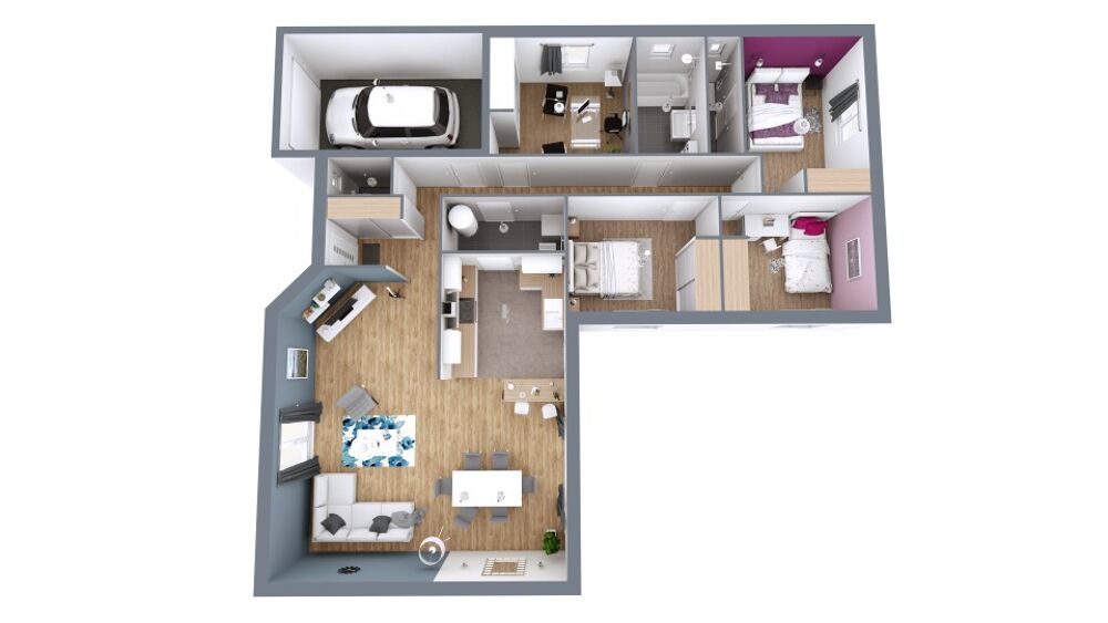 vente Maison - 5 pièce(s) - 125 m² Bouteville (16120)