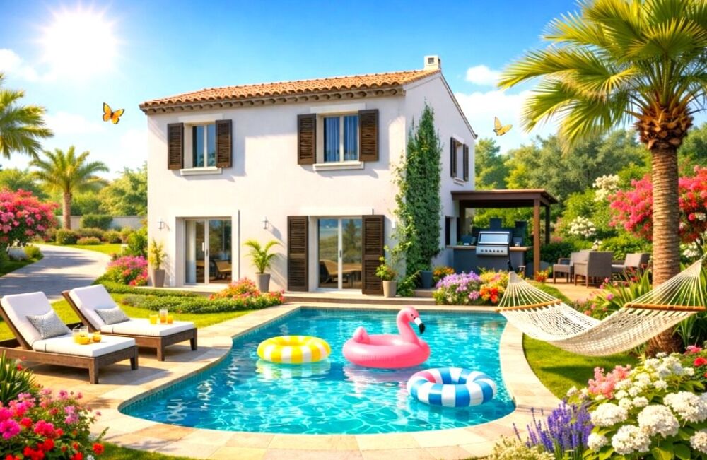 vente Maison - 3 pièce(s) - 90 m² Pourrières (83910)