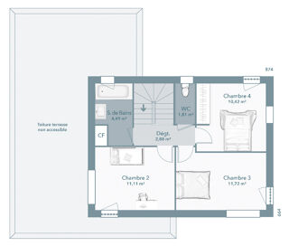  Maison � vendre 6 pi�ces 110 m� Donneville