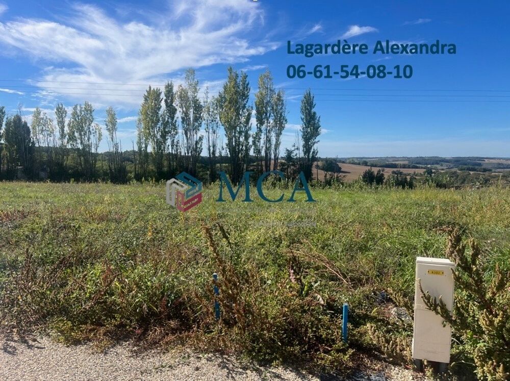 vente Terrain - 1000 m² Tonneins (47400)