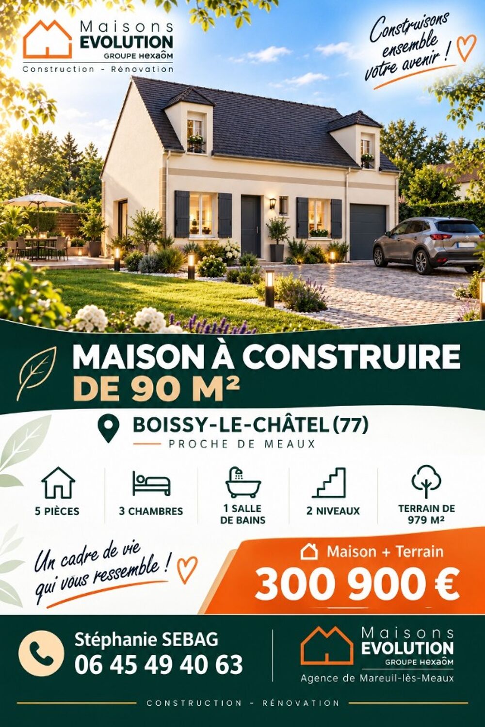 🚀 MAISON NEUVE 90 m² - 3 CHAMBRES - BOISSY‑....