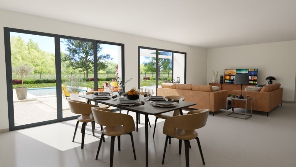 Voici une maison à construire de plus de 180m², avec une....