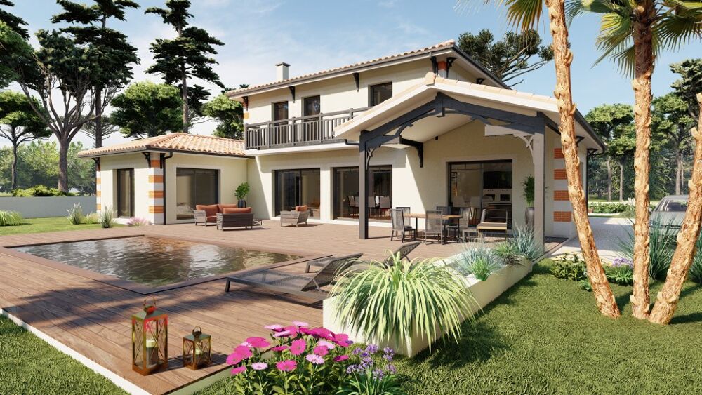 Sur un terrain de 800 m² dans un quartier calme et reche....