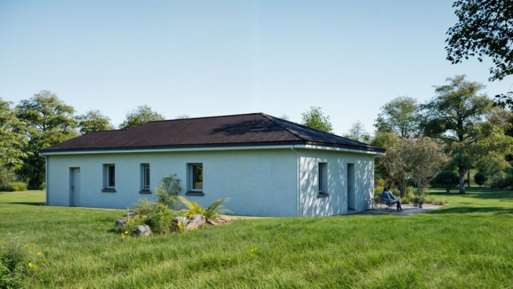 Cette maison de plain-pied de 95m² avec le terrain de 56....