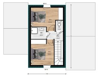  Maison 5 pices 84 m Saint-barthlemy-d'anjou