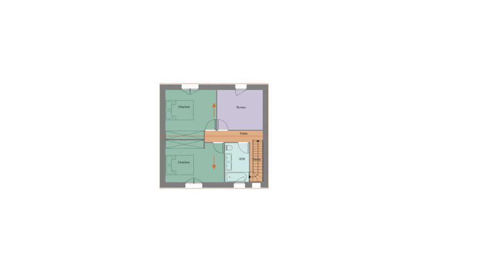 vente Maison - 6 pi�ce(s) - 100 m� Bourg-des-Comptes (35890)