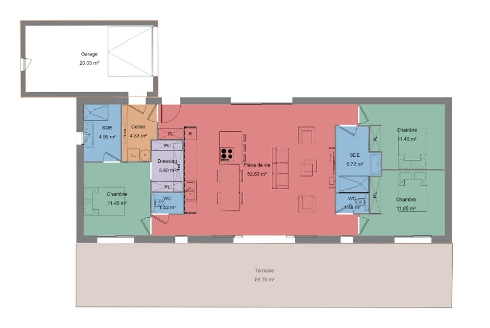 vente Maison - 4 pièce(s) - 110 m² Orgnac-l'Aven (07150)