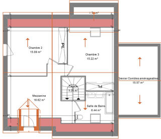  Maison 5 pi�ces 104 m� Manthelan