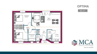  Maison à vendre 3 pièces 65 m²
