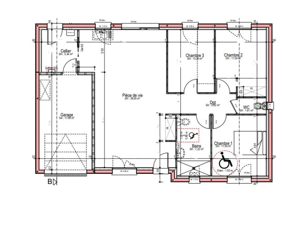 vente Maison - 5 pièce(s) - 91 m² Champagné (72470)